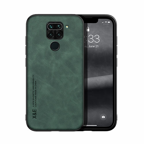 Soft Luxury Leather Snap On Case Cover DY1 for Xiaomi Redmi Note 9 Green