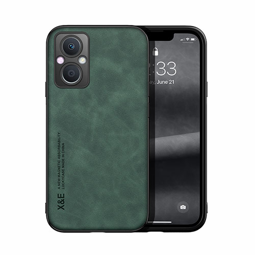 Soft Luxury Leather Snap On Case Cover DY2 for Oppo Reno7 Lite 5G Green