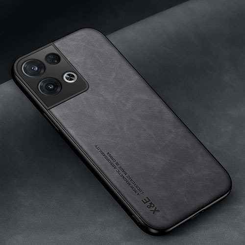 Soft Luxury Leather Snap On Case Cover DY2 for Oppo Reno9 Pro 5G Black
