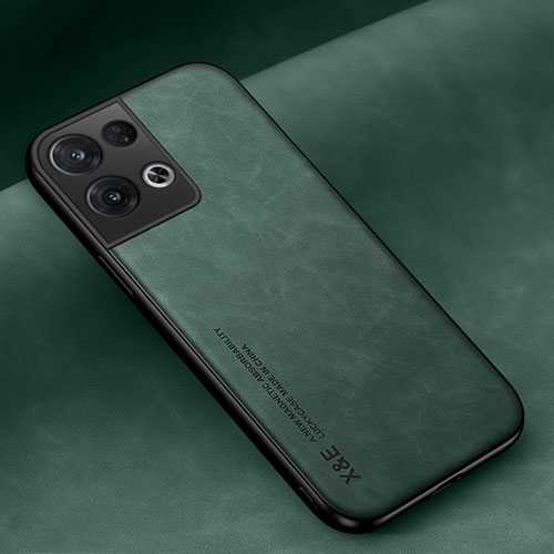 Soft Luxury Leather Snap On Case Cover DY2 for Oppo Reno9 Pro 5G Green