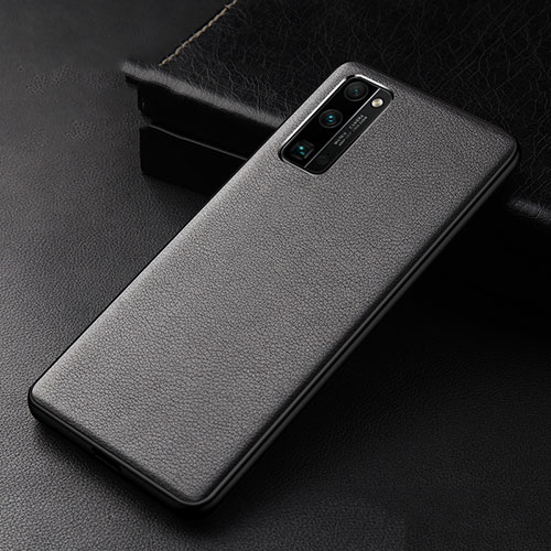 Soft Luxury Leather Snap On Case Cover for Huawei Honor 30 Pro+ Plus Black