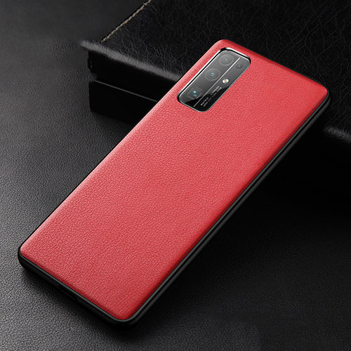 Soft Luxury Leather Snap On Case Cover for Huawei Honor 30 Red