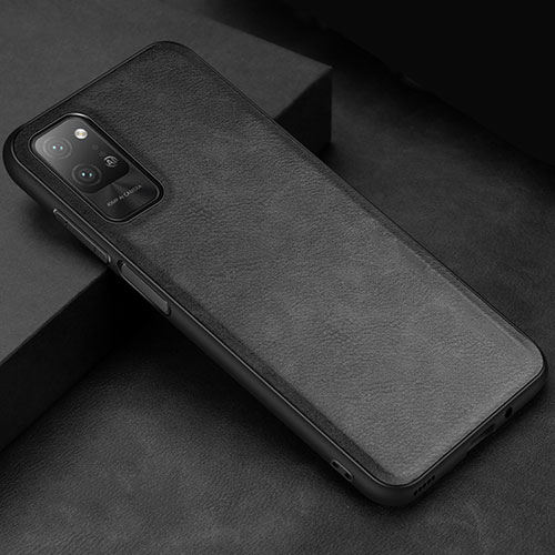 Soft Luxury Leather Snap On Case Cover for Huawei Honor Play4 Pro 5G Black