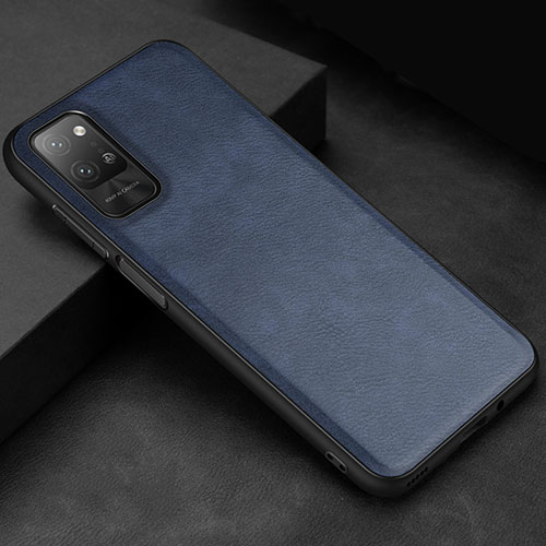 Soft Luxury Leather Snap On Case Cover for Huawei Honor Play4 Pro 5G Blue