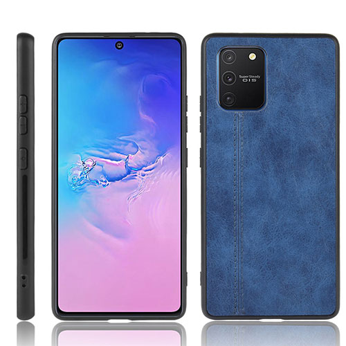 Soft Luxury Leather Snap On Case Cover for Samsung Galaxy S10 Lite Blue