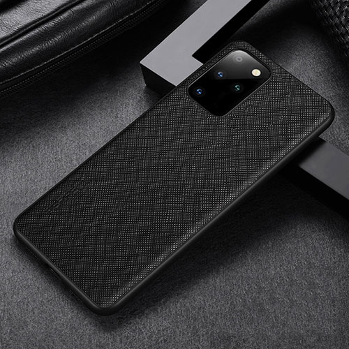 Soft Luxury Leather Snap On Case Cover GS1 for Samsung Galaxy S20 Black