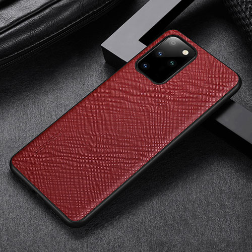 Soft Luxury Leather Snap On Case Cover GS1 for Samsung Galaxy S20 Red