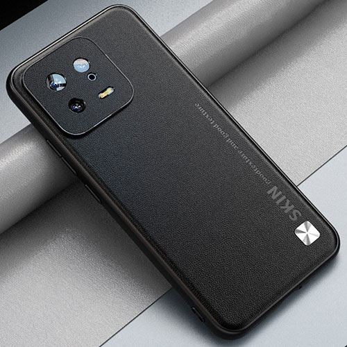 Soft Luxury Leather Snap On Case Cover LS2 for Xiaomi Mi 13 5G Black