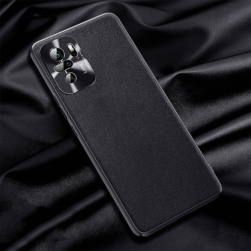 Soft Luxury Leather Snap On Case Cover QK1 for Xiaomi Poco M5S Black