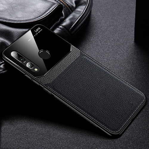 Soft Luxury Leather Snap On Case Cover R01 for Huawei Honor 20 Lite Black