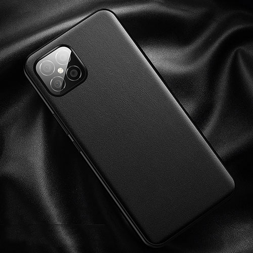 Soft Luxury Leather Snap On Case Cover R01 for Huawei Nova 8 SE 5G Black