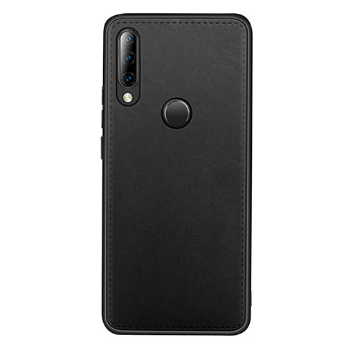 Soft Luxury Leather Snap On Case Cover R03 for Huawei P30 Lite New Edition Black