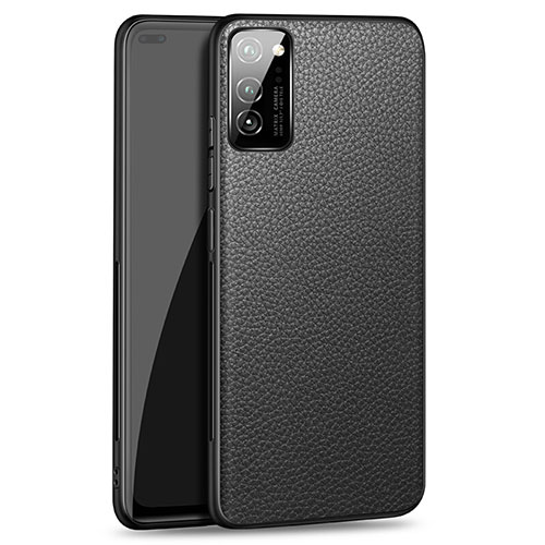 Soft Luxury Leather Snap On Case Cover R04 for Huawei Honor View 30 5G Black