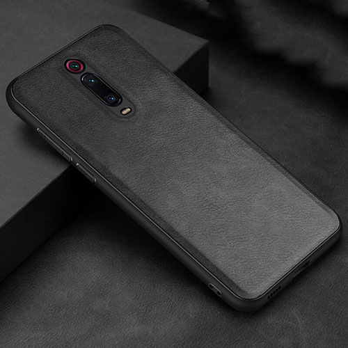 Soft Luxury Leather Snap On Case Cover R04 for Xiaomi Redmi K20 Pro Black