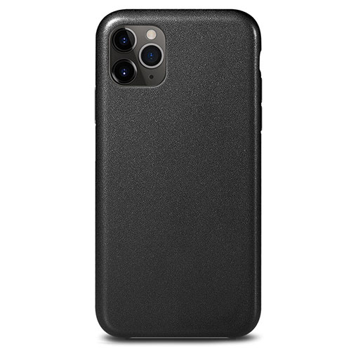 Soft Luxury Leather Snap On Case Cover R05 for Apple iPhone 11 Pro Black