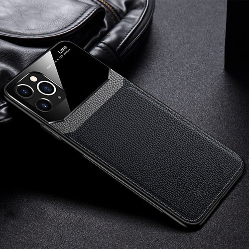 Soft Luxury Leather Snap On Case Cover R09 for Apple iPhone 11 Pro Max Black