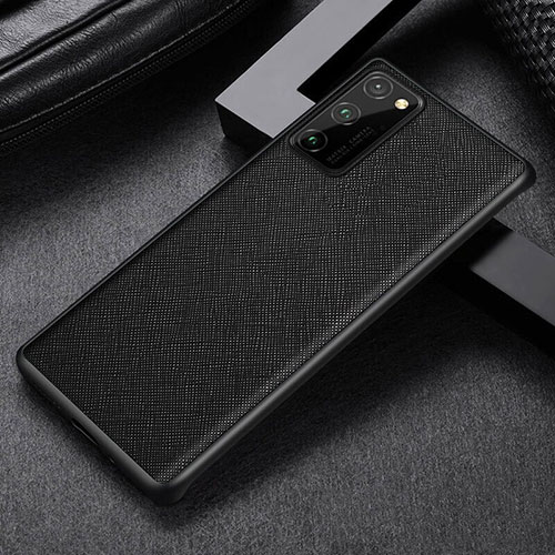 Soft Luxury Leather Snap On Case Cover R09 for Huawei Honor View 30 5G Black