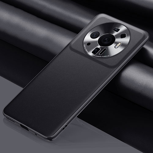 Soft Luxury Leather Snap On Case Cover S01 for Xiaomi Mi 12 Ultra 5G Black