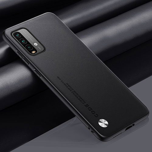 Soft Luxury Leather Snap On Case Cover S01 for Xiaomi Redmi 9T 4G Black