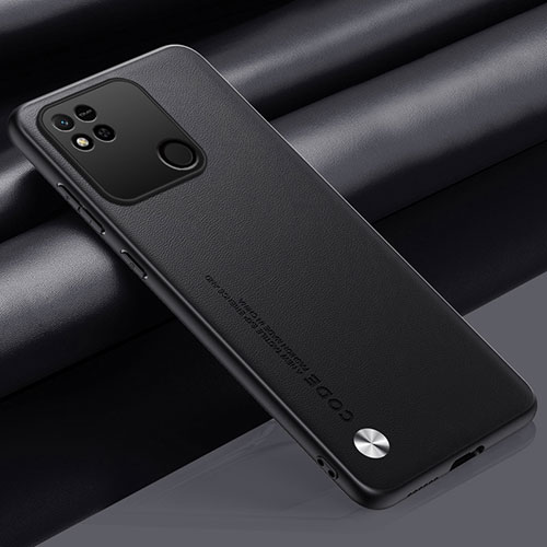 Soft Luxury Leather Snap On Case Cover S02 for Xiaomi Redmi 9C NFC Black