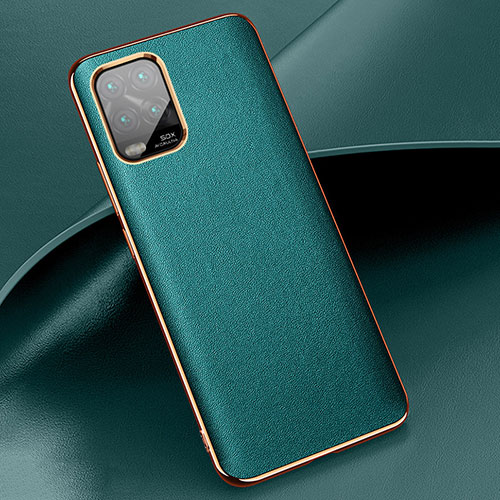 Soft Luxury Leather Snap On Case Cover S03 for Xiaomi Mi 10 Lite Green