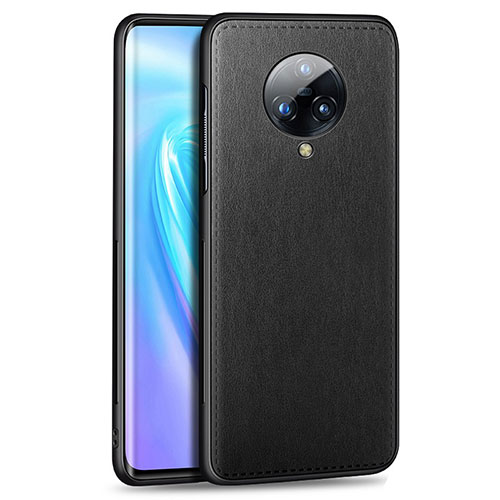 Soft Luxury Leather Snap On Case Cover S04 for Vivo Nex 3 5G Black