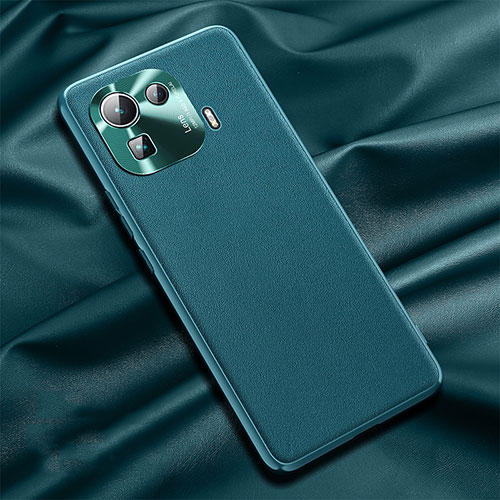 Soft Luxury Leather Snap On Case Cover S05 for Xiaomi Mi 11 Pro 5G Green