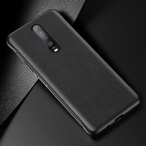 Soft Luxury Leather Snap On Case Cover S06 for Xiaomi Poco X2 Black