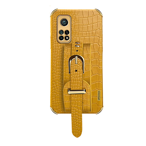 Soft Luxury Leather Snap On Case Cover XD1 for Xiaomi Mi 10T Pro 5G Yellow