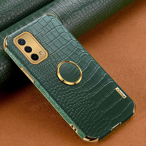 Soft Luxury Leather Snap On Case Cover XD2 for OnePlus Nord N200 5G Green