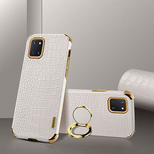 Soft Luxury Leather Snap On Case Cover XD2 for Samsung Galaxy M60s White