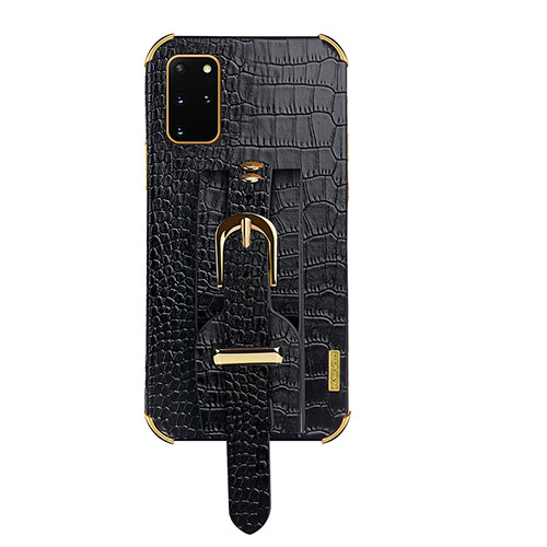 Soft Luxury Leather Snap On Case Cover XD2 for Samsung Galaxy S20 Plus 5G Black