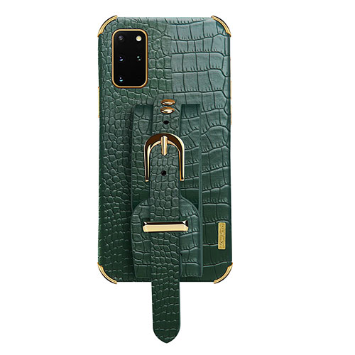 Soft Luxury Leather Snap On Case Cover XD2 for Samsung Galaxy S20 Plus Green
