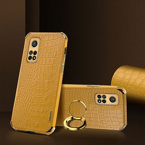 Soft Luxury Leather Snap On Case Cover XD2 for Xiaomi Mi 10T Pro 5G Yellow