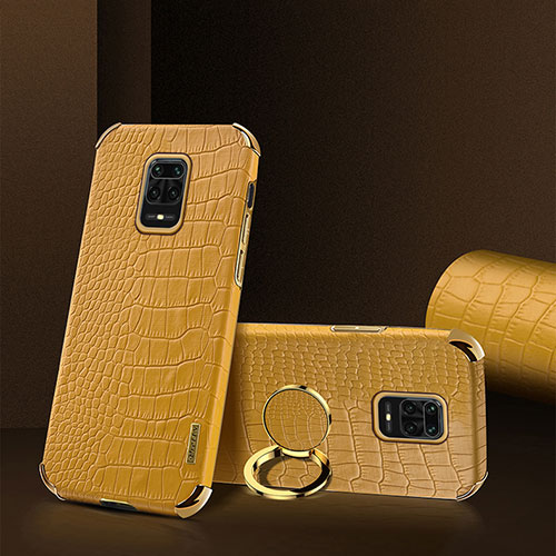 Soft Luxury Leather Snap On Case Cover XD2 for Xiaomi Redmi Note 9 Pro Yellow