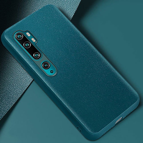 Soft Luxury Leather Snap On Case Cover Z02 for Xiaomi Mi Note 10 Green
