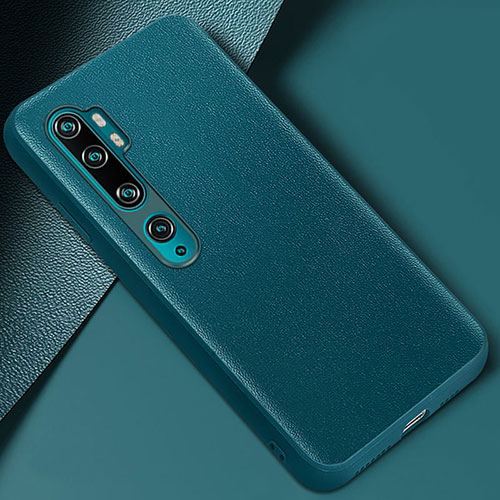 Soft Luxury Leather Snap On Case Cover Z02 for Xiaomi Mi Note 10 Pro Green