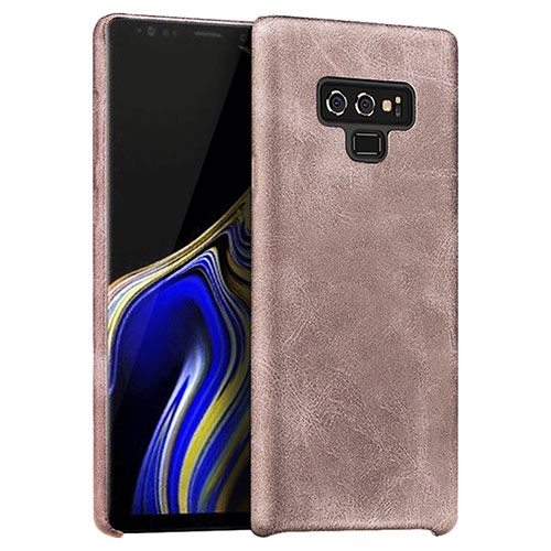 Soft Luxury Leather Snap On Case L01 for Samsung Galaxy Note 9 Rose Gold