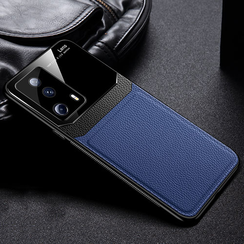 Soft Silicone Gel Leather Snap On Case Cover FL1 for Xiaomi Mi 13 Lite 5G Blue