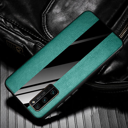 Soft Silicone Gel Leather Snap On Case Cover for Huawei Honor 30 Pro+ Plus Green