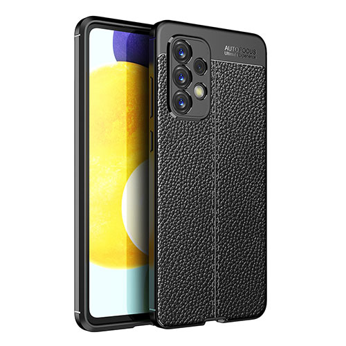 Soft Silicone Gel Leather Snap On Case Cover for Samsung Galaxy A33 5G Black