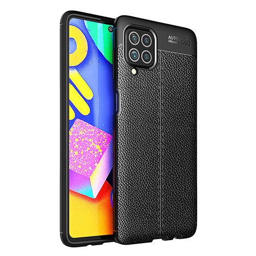 Soft Silicone Gel Leather Snap On Case Cover for Samsung Galaxy F62 5G Black