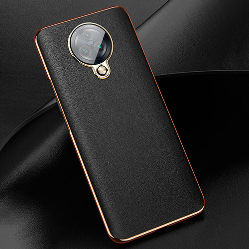 Soft Silicone Gel Leather Snap On Case Cover for Vivo Nex 3 5G Black