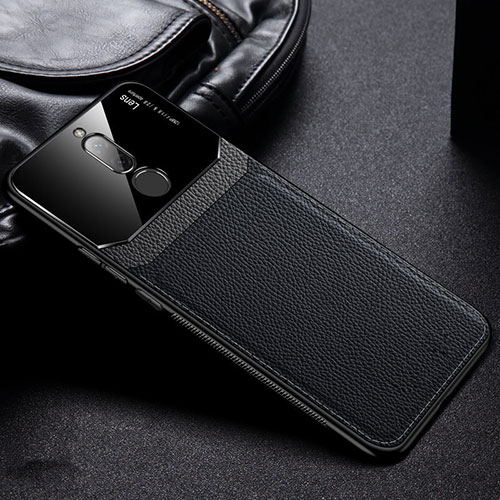 Soft Silicone Gel Leather Snap On Case Cover for Xiaomi Redmi 8 Black