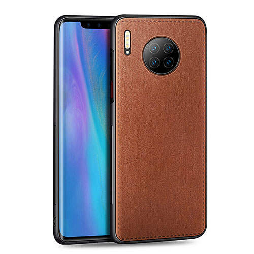 Soft Silicone Gel Leather Snap On Case Cover H03 for Huawei Mate 30 Orange