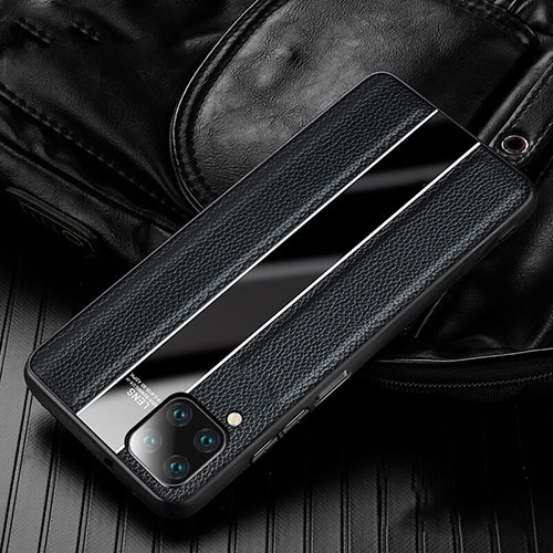 Soft Silicone Gel Leather Snap On Case Cover H04 for Huawei Nova 6 SE Black