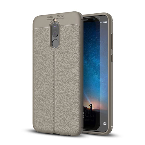 Soft Silicone Gel Leather Snap On Case Cover S03 for Huawei G10 Gray