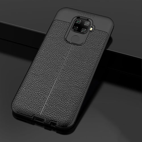 Soft Silicone Gel Leather Snap On Case Cover Z01 for Huawei Nova 5i Pro Black