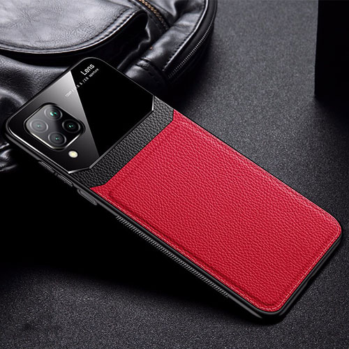 Soft Silicone Gel Leather Snap On Case Cover Z01 for Huawei P40 Lite Red