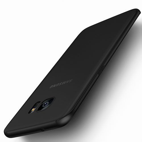Soft Silicone Gel Matte Finish Cover for Samsung Galaxy S7 Edge G935F Black